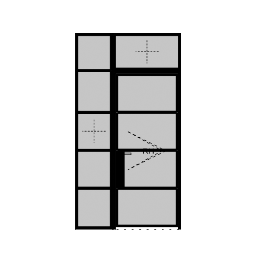 Single Door (RH) 3B + 1 x Side Light