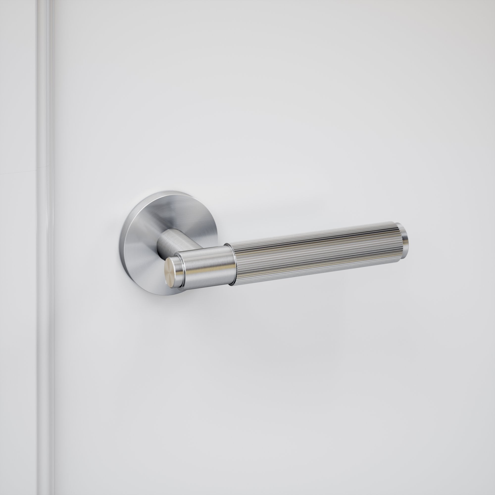 Dali Fluted Brushed Stainless Internal Door Handles