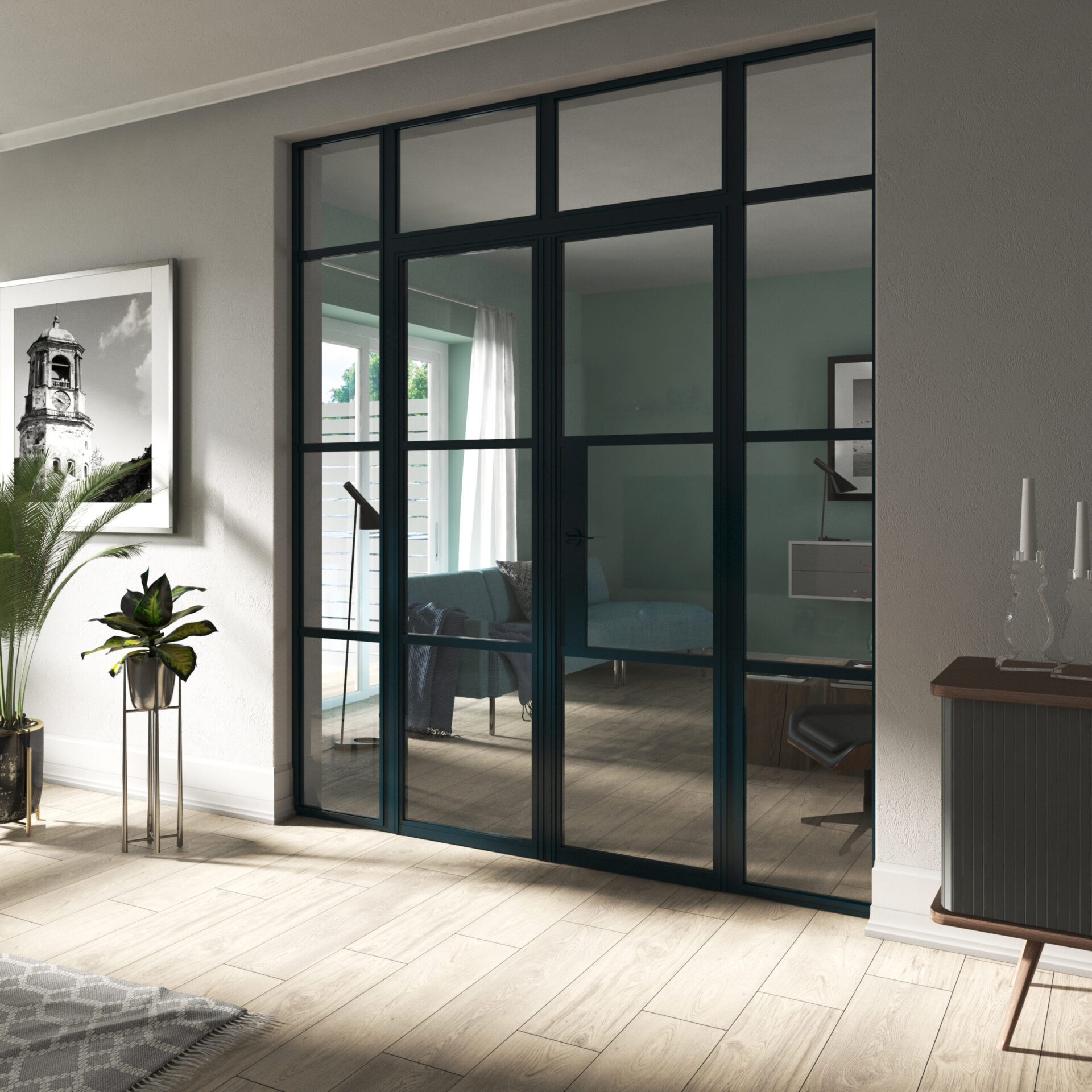 Set Size Aluminium Internal Doors - Alu Elite