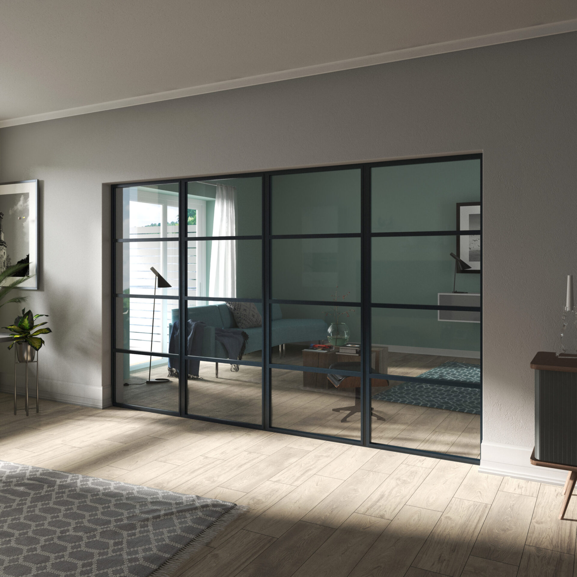 Set Size Aluminium Internal Doors - Alu Elite