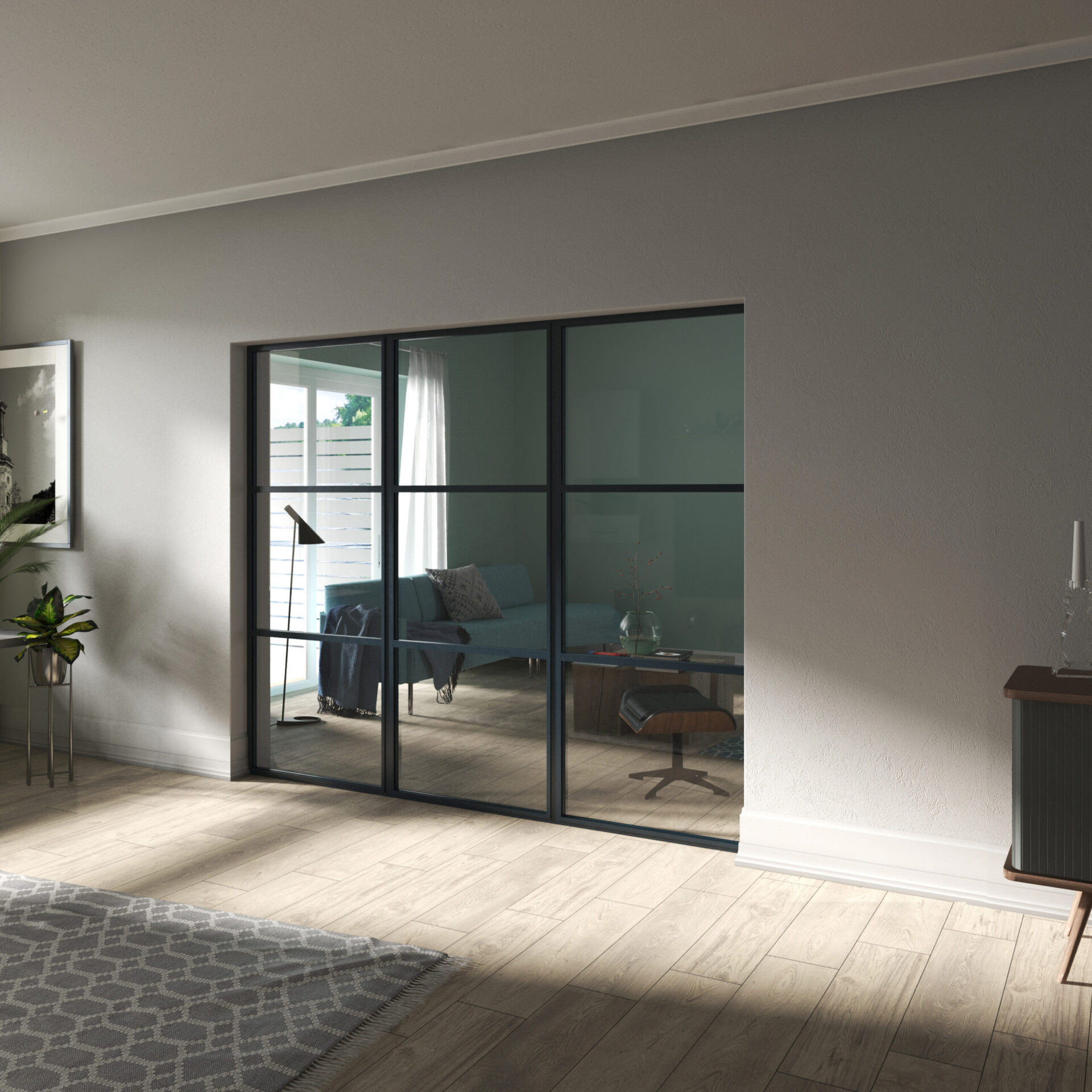 Set Size Aluminium Internal Doors - Alu Elite