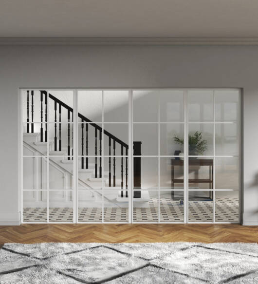 Aluminium Internal Screen  – 3 Bar Georgian Style - 2200 – 3000 Height (18mm Bar)