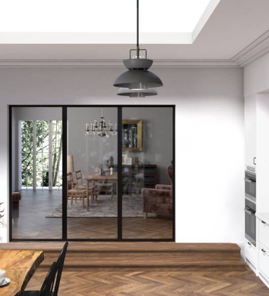 Aluminium Internal Screen  – Fixed - 2200mm – 3000mm Height