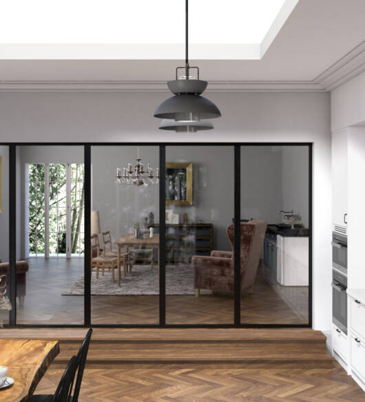 Aluminium Internal Screen  – Fixed - 1800mm – 2200mm Height