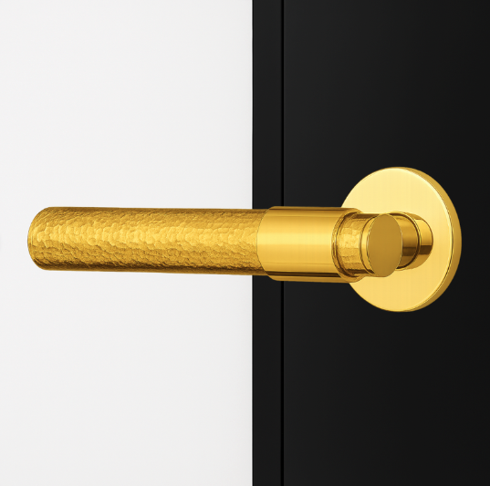 LUSSO Chester Brushed Gold Hammered