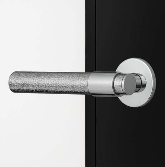 LUSSO Chester Polished Nickel Hammered